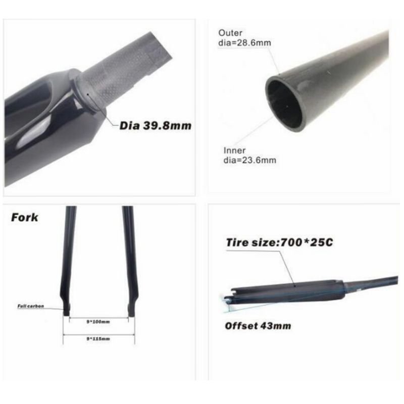 chinese carbon track frame