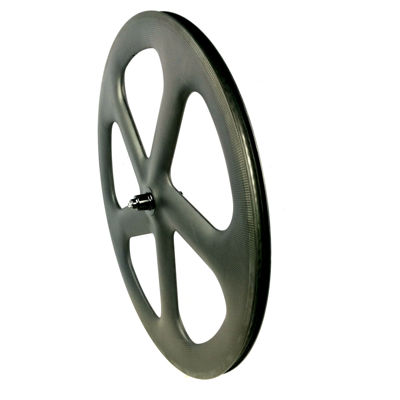 Carbon Spoke Wheels 700C 5 Spoke Carbon Track Wheelset 24MM Wide
