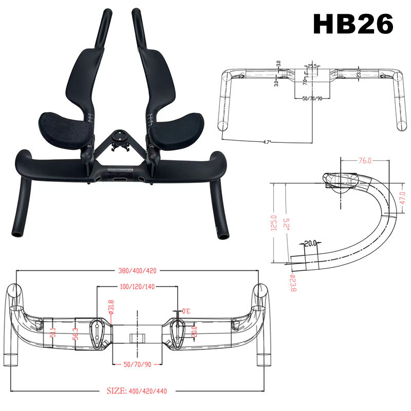 carbon handlebar SIZE