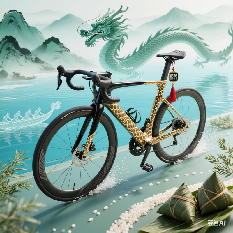 Riding the wind to chase the dragon soul, riding lightly through the Dragon Boat Festival