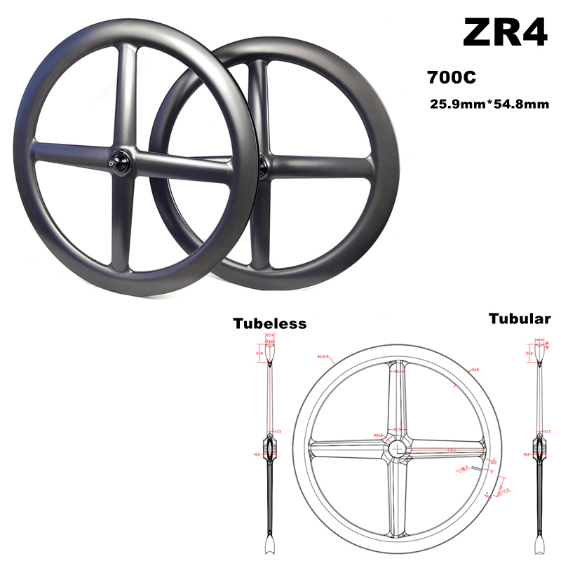 4 spoke carbon wheel