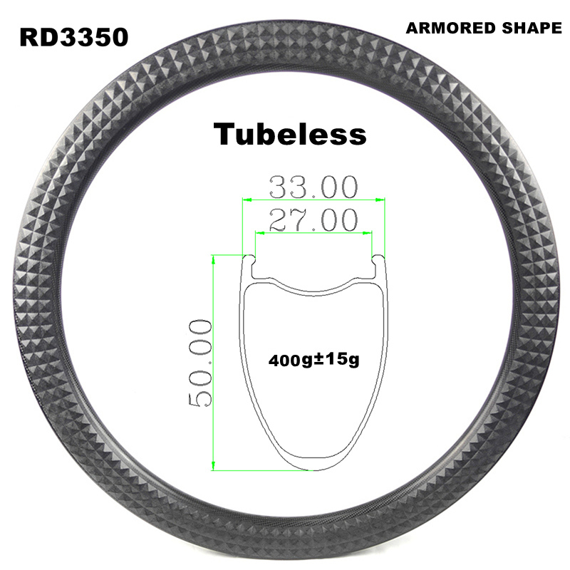 ARMORED SHAPE carbon rim