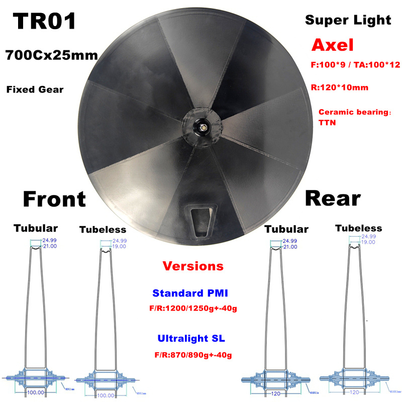 TR01 Track disc wheel