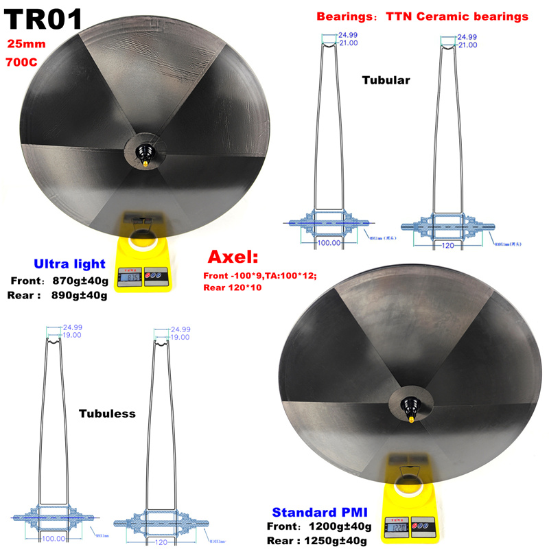 TR01 Track disc wheel